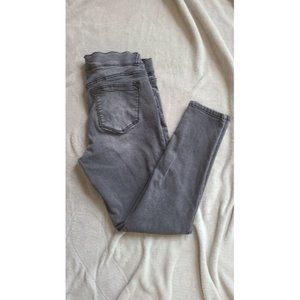 Wit & Wisdom High Rise Gray Straight Leg Jegging Size 8